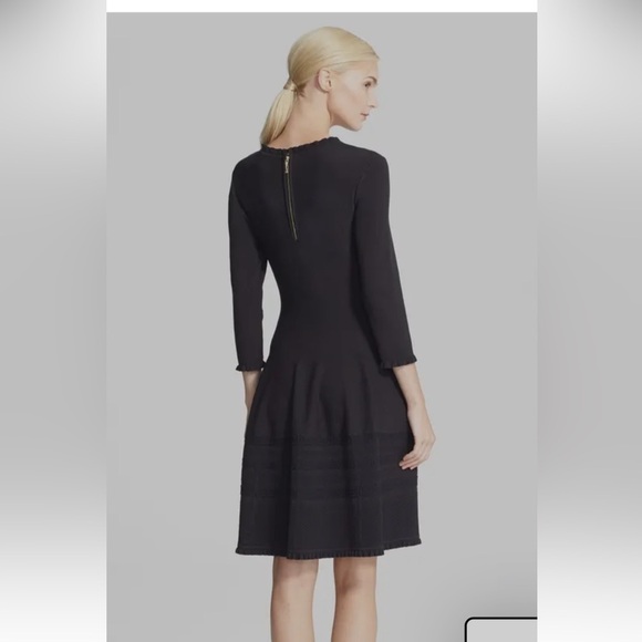 Kate spade new york pointelle
sweater dress academia minimalist black sz xxs - Picture 2 of 13